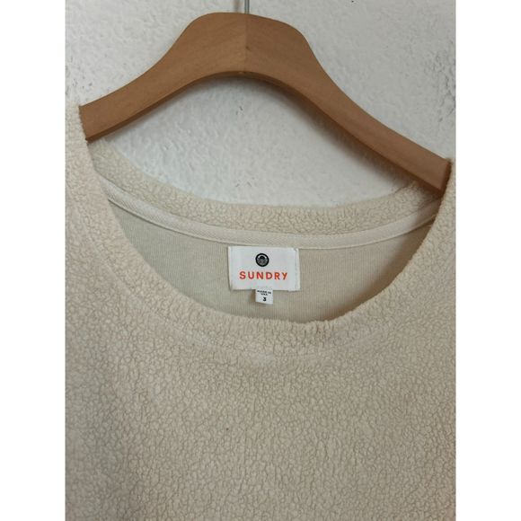 Sundry beige tan fleece cozy‎ fleece lounge set size L - Picture 9 of 9